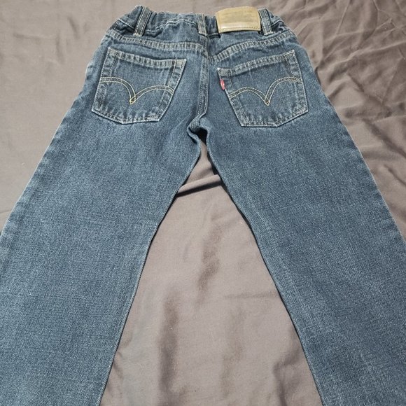 Levi's Jeans 514 Denim Slim Straight Fit Tough Durable 3X Kids Size New NWOT - Picture 2 of 9